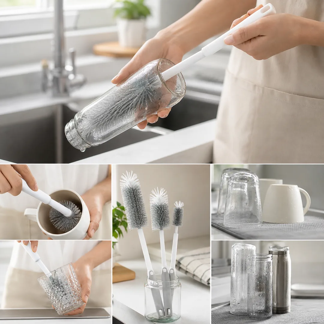 Cup Brush deep bottle and cup cleaning for wholesale cleaning tool buyers