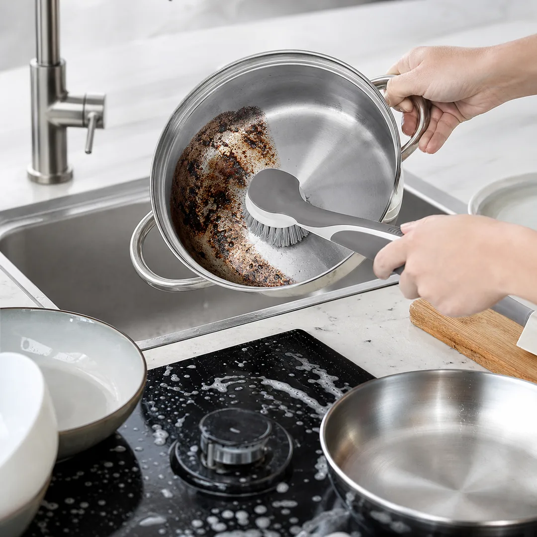 Pot Brush grease and stubborn stain removal for wholesale cleaning tool buyers