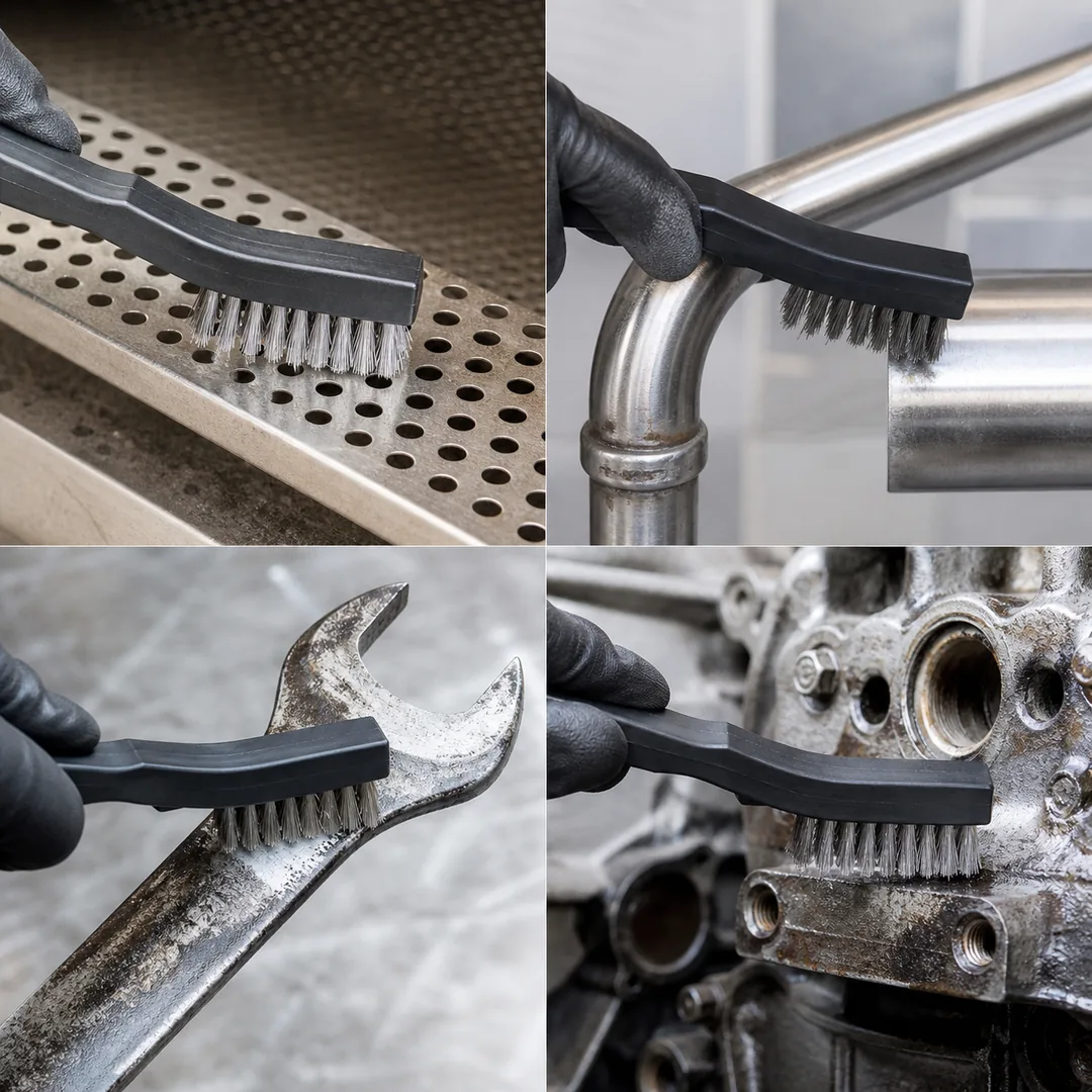 Wire Brush detail cleaning and small area scrubbing for wholesale cleaning tool buyers