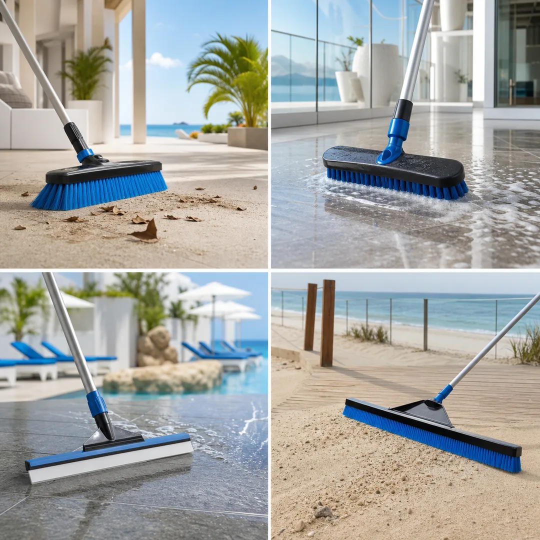 Resort Cleaning Outdoor Walkways Balconies