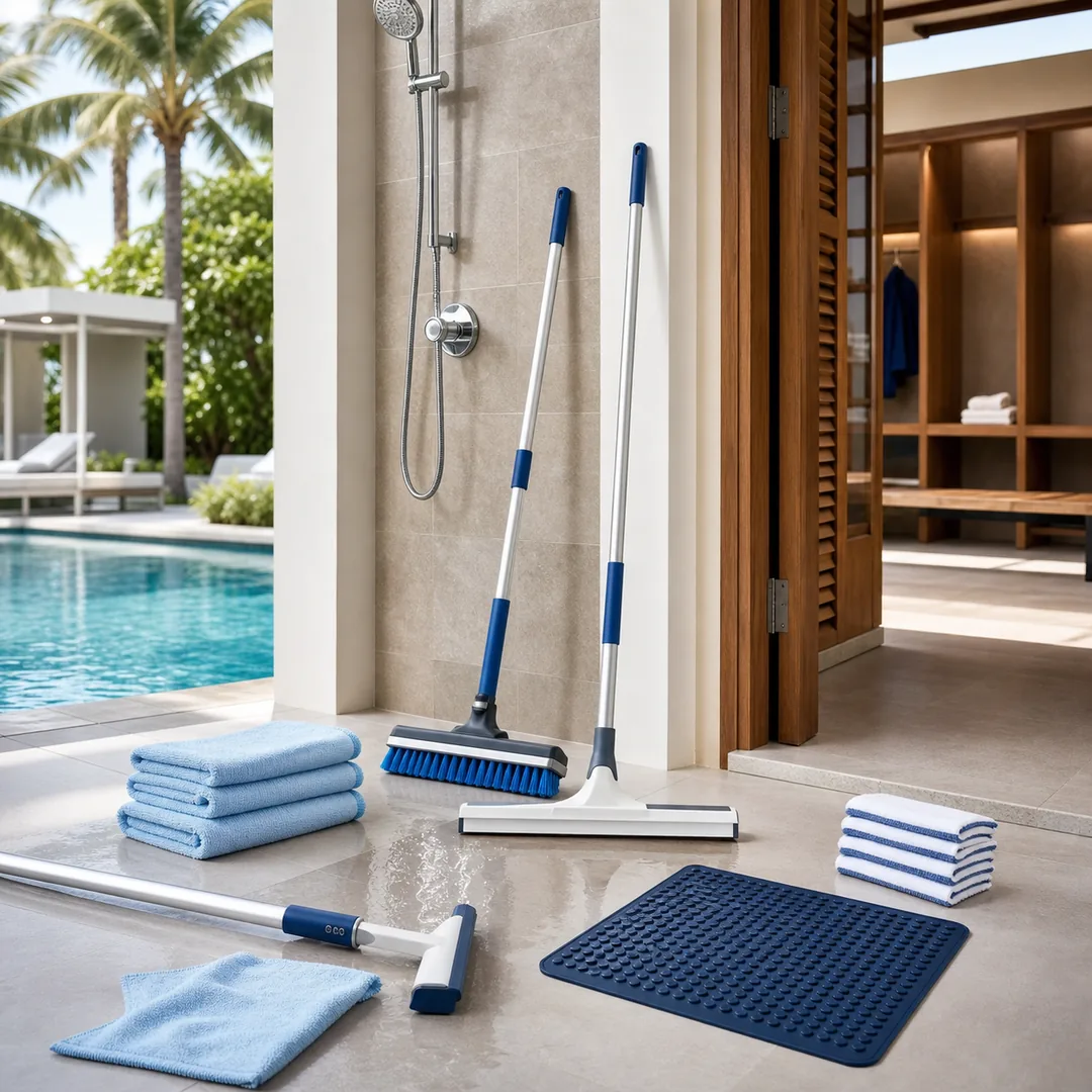Resort Cleaning Poolside Wet Area Cleaning